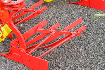 Metal Components of Farming Equipment Detail The Concept of Industrial Agriculture