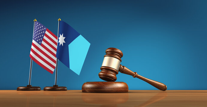 Minnesota Flag USA Flag American Law And Legal System Concept