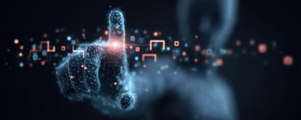 Fototapeta premium This software project advances the future as the agenda aligns the system and empowers the assistant with the team