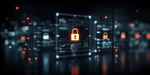 Fototapeta premium A firewall secured system supports binary processing while preserving private network information