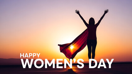 Empowering women on international women's day celebrating equality and freedom