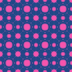 Seamless floral pattern. For textile printing, gift wrapping, wallpaper, background, fashion design, and digital scrapbooking