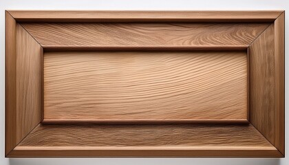 light brown wooden picture frame