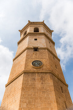 Torre del Fadri clock tower in Castellon de la Plana