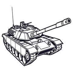 Military tank in action © Mamun