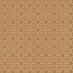 vector illustration of a vintage label for restaurant, Islamic pattern, Ramadan background 2026.