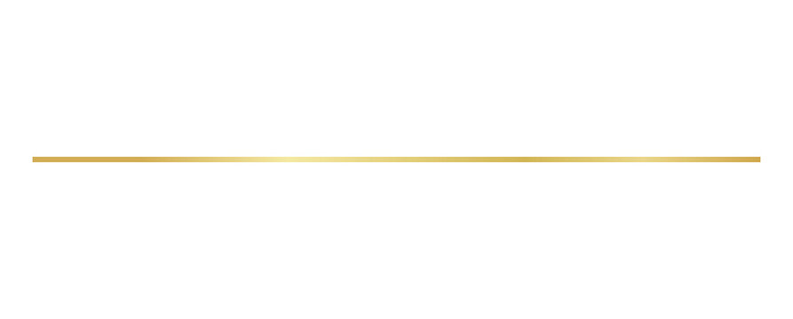 Gold thin horizontal divider line