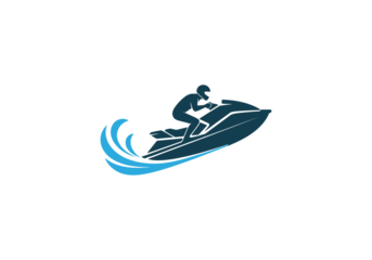 Jets ski Water sport logo, Water Sport Logo Jet Ski Sports Logo On Transparent Background PNG 