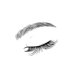 Obraz premium Vintage Eyes: Art Beauty | Clean, isolated vector art for creative projects.