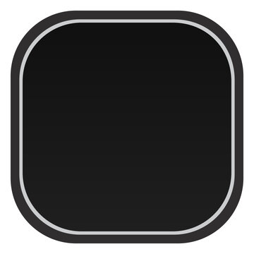 Unchecked black button