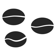 Fototapeta premium Coffee beans icon