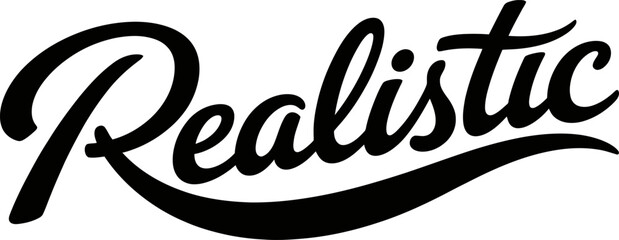 Realistic Script Typography