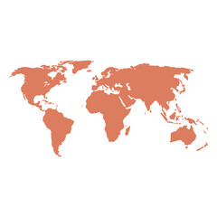 Fototapeta premium World map illustration