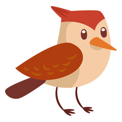 Obraz premium Forest bird cartoon