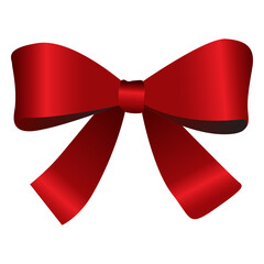 Fototapeta premium Bow tie red christmas