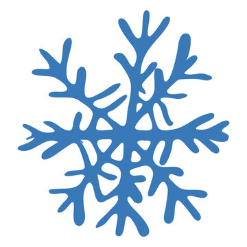 Crystal snowflake pattern sticker