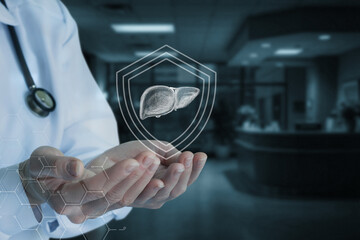 Hands aid liver health.