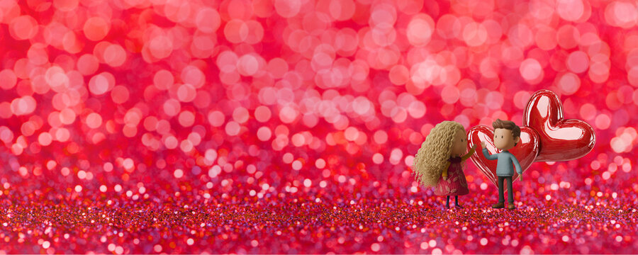 Abstract background with gliter