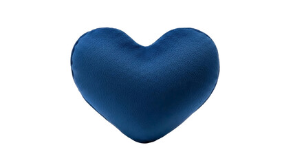 Obraz premium Soft Heart Pillow on Transparent Background PNG