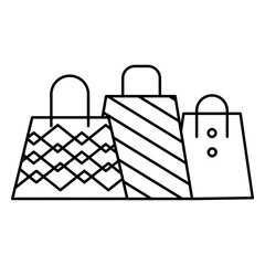 Fototapeta premium Christmas shopping bags