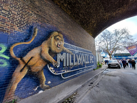 The Den is home of Millwall Football Club in London, UK