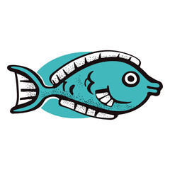 Fototapeta premium Ocean little fish