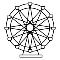 Winter ferris wheel stroke