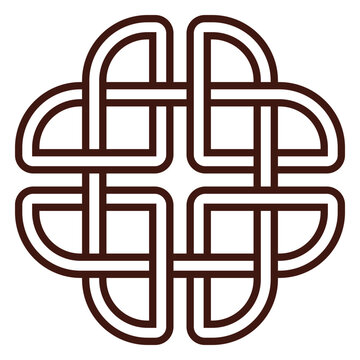 Celtic dara knot stroke