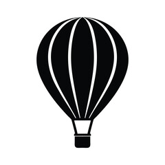 Obraz premium Hot Air Balloon Logo Icon Vector Illustration