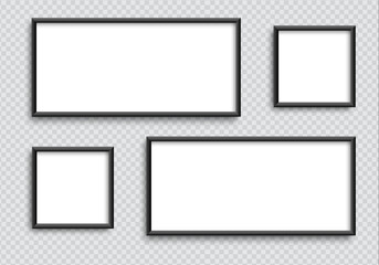 Minimal Photo Frame with Instagram-Style Border, Polaroid Card Look, and Transparent Background