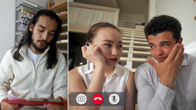 Focused students interact with teachers in a dynamic online setting, sharing insights and addressing challenges in a collaborative learning experience.