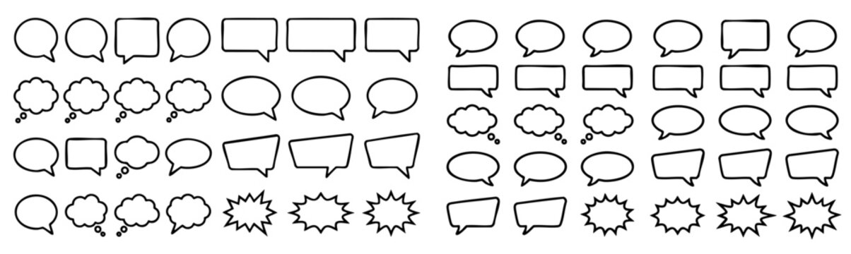 Comic boom cartoon effect line element set. Comic speech bubble pow, boom text, explosive splash smoke, wow cartoon vector icon. Hand drawn sketch doodle explosive element. Vector illustration. EPS.