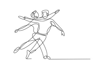 Fototapeta premium Hand Drawn Black Line Doodle Monster with Multiple Eyes and Limbs creature