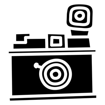 Camera flash black camera