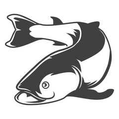 Fototapeta premium Fish seafood illustration