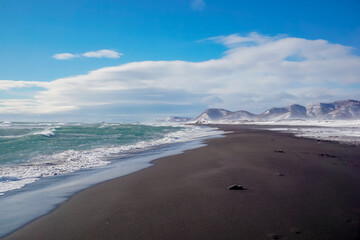 Khalaktyrsky Beach and the Pacific Ocean coast