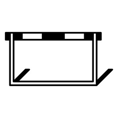 Naklejka premium Hurdle race equipment stroke