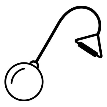 Hammer throw equipment stroke