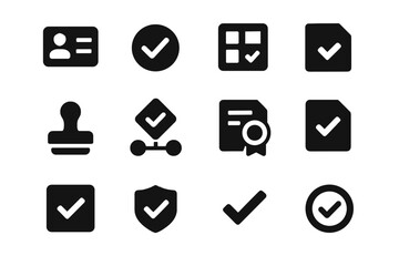 Transparency inside optional set grid effects document icon vector shading verification no