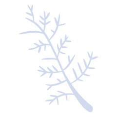 Obraz premium Branch with no leaves stroke branch