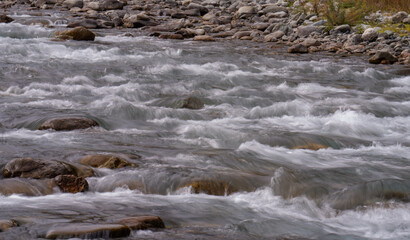 waterfall in the mountains © Konstantin
