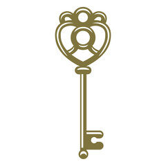Obraz premium Antique delicate key