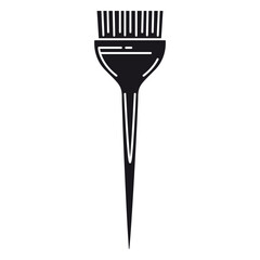 Hair dye tint brush cut-out