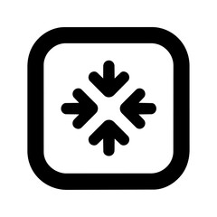 Obraz premium Directional expansion symbol representing scalability, growth, flexibility, and adaptive system design.