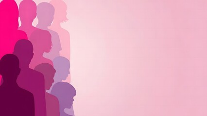 International women's day celebration with diverse group of women in solidarity