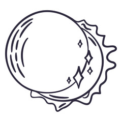 Lunar eclipse stroke