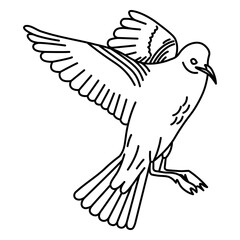 Landing seagull stroke