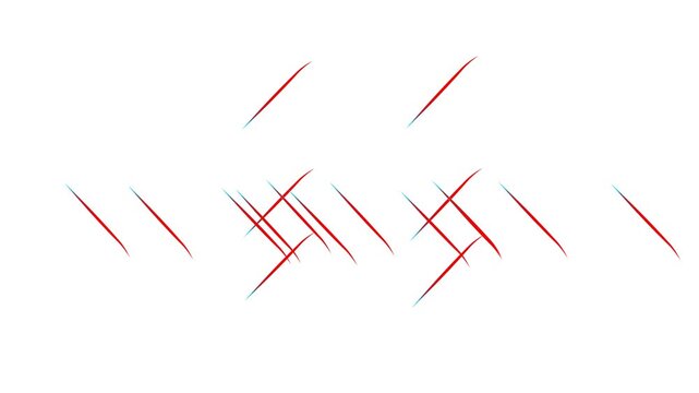 Glowing infinity symbol animation on white background, seamless loop clipart footage for modern design.