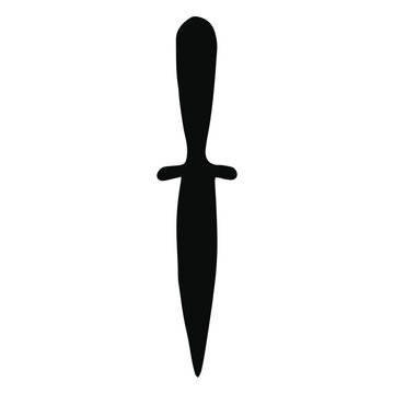 Simple dagger silhouette