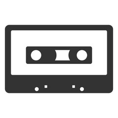 Obraz premium Old casette filled stroke